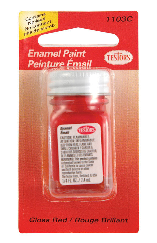 HOBBY PAINT 1/4OZ RED