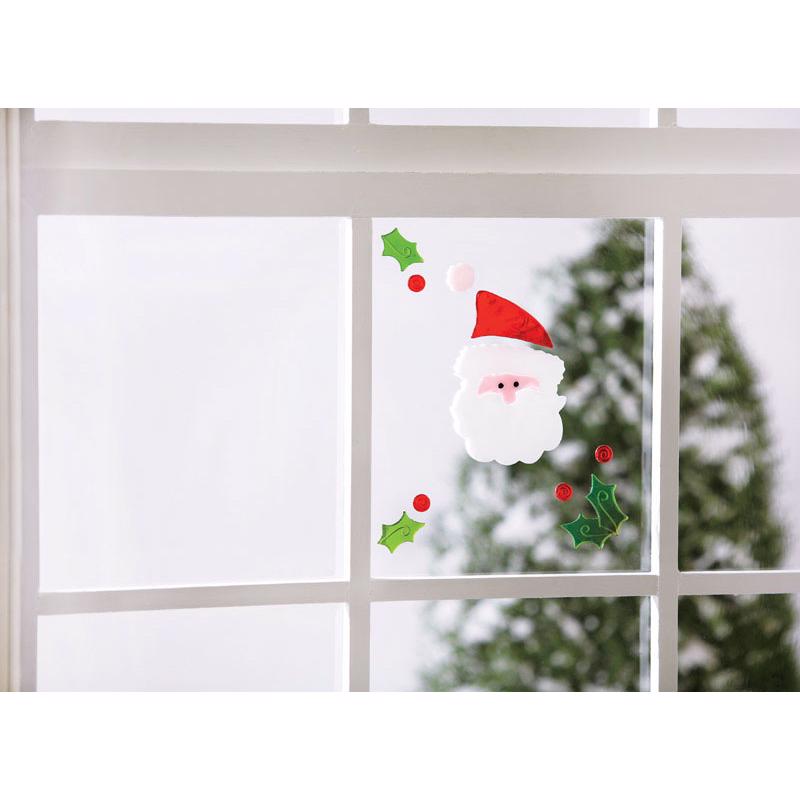 Impact Innovations Multicolored Christmas Window Clings 2.2 in.