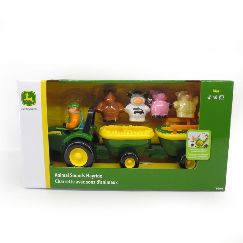 TOMY John Deere Toy Plastic Green/Yellow 5 pc