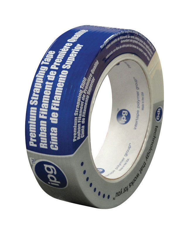 STRAP TAPE 1"X60YD CLR