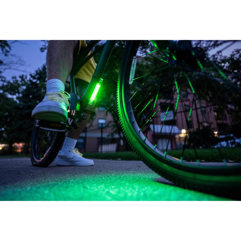 Brightz Go Brightz Green LED Bike Accessory ABS Plastics 1 pk