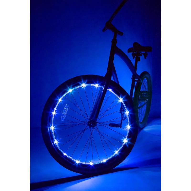 Brightz Wheel Brightz Blue LED Bike Accessory ABS Plastics 1 pk