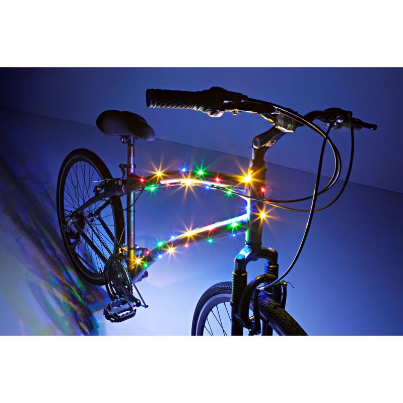 Brightz Cosmic Brightz Multicolor LED Bike Accessory ABS Plastics 1 pk