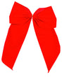 CHRISTMS BOW VELVET 24"