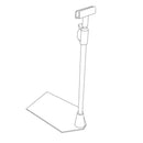 Black Plastic K-Frame Sign Holder 20 in. H X 7 in. W X 11 in. L