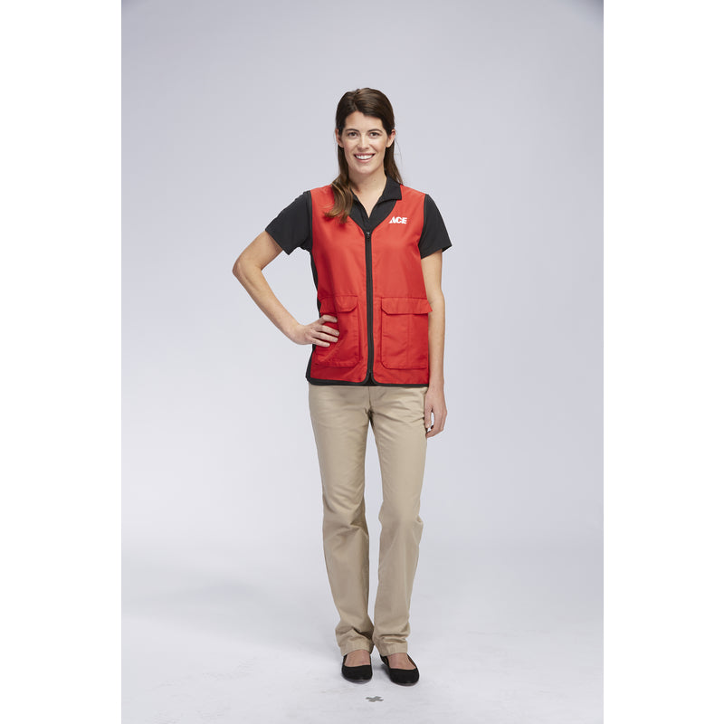 Artcraft No Snag S Sizes Women's Sleeveless V-Neck Red Vest
