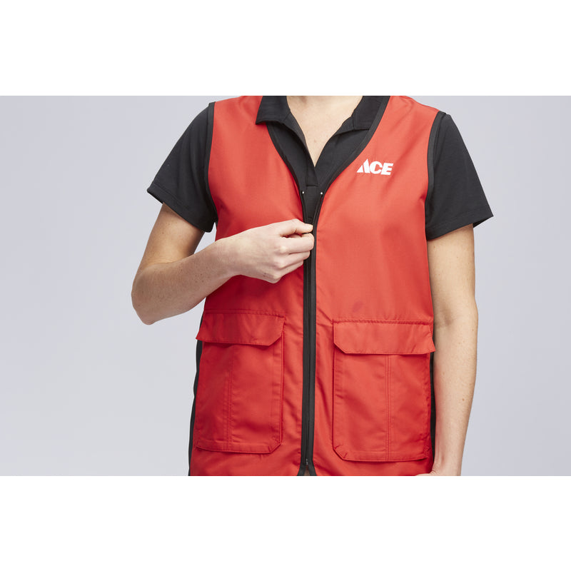Artcraft No Snag S Sizes Women's Sleeveless V-Neck Red Vest