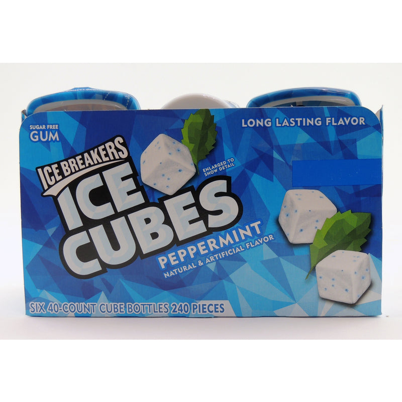 Ice Breakers Ice Cubes Peppermint Chewing Gum 40 pc