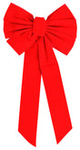 CHRISTMS BOW VELVET 26"