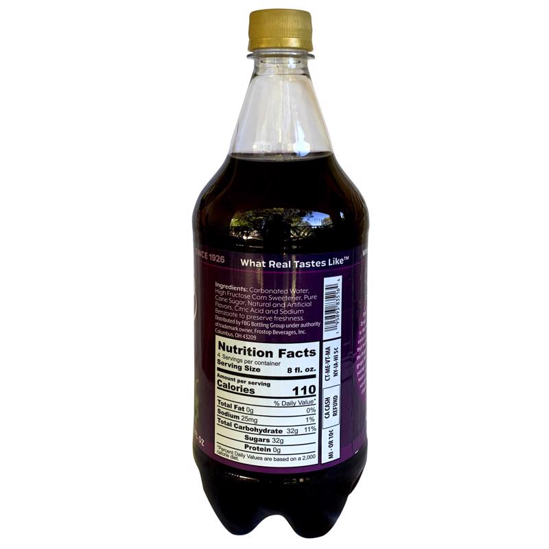 Frostop Premium Grape Soda 32 oz 1 pk