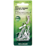 Hillman AnchorWire Steel-Plated Picture Hanger 10 lb 8 pk
