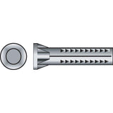 Hillman 0.164 in. D X 1-1/2 in. L Lead Round Head Concrete Screw Anchor 3 pk