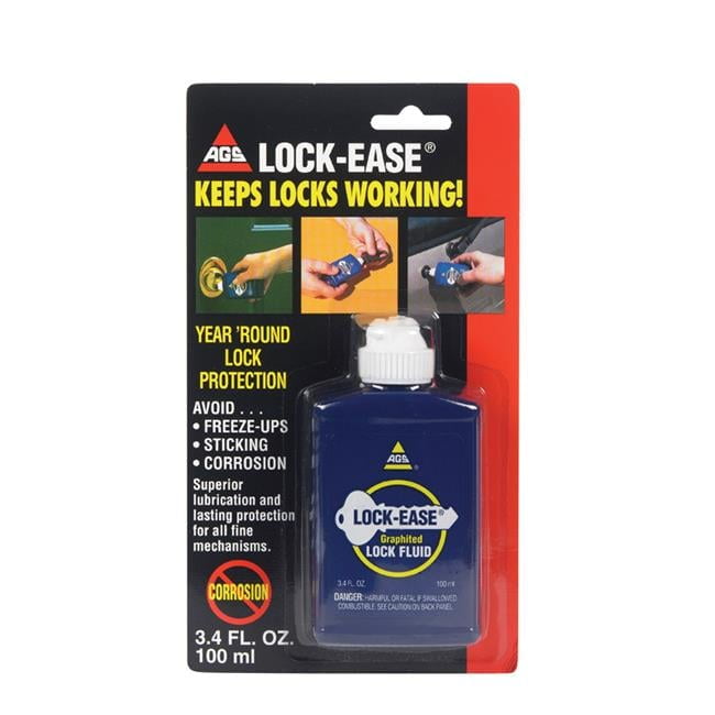 AGS Lock-Ease Graphite Lock Lubricant 3.4 oz