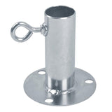 AHC 1-1/2 in. Round T X 1-1/2 in. D Galvanized Steel Foot Pad - Total Qty: 1