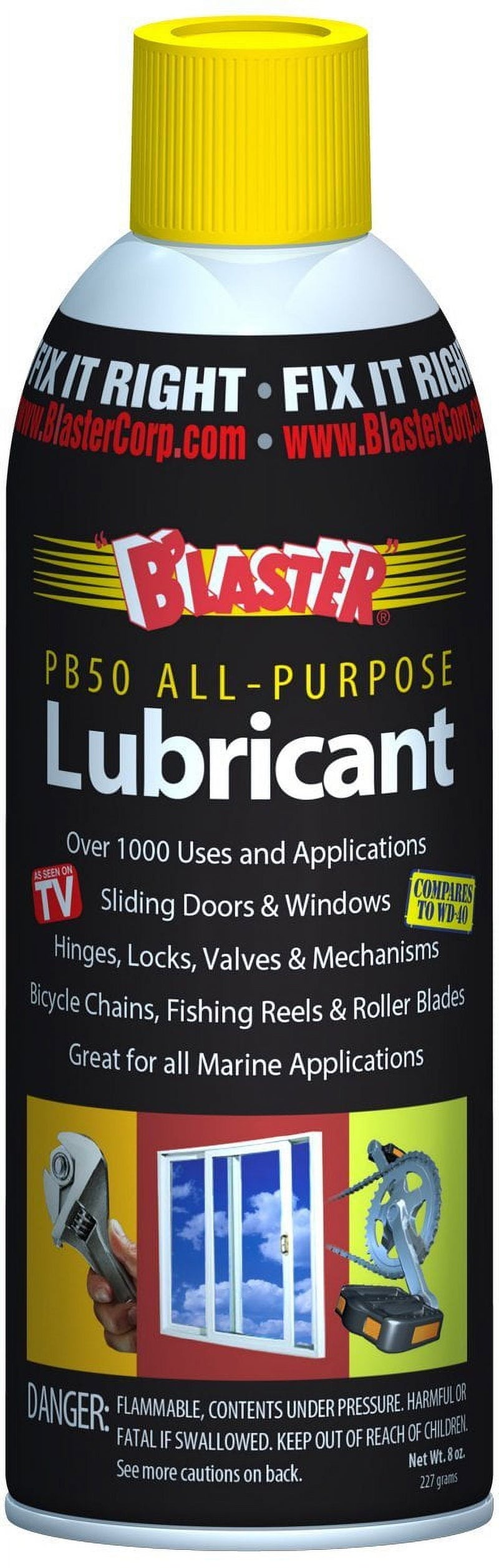 Blaster Pro-Grade General Purpose Lubricant Spray 8 oz