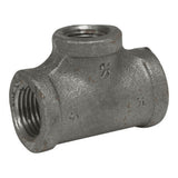 Anvil 3/4 in. FPT X 3/4 in. D FPT 1/2 in. D FPT Black Malleable Iron Reducing Tee