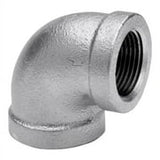 Anvil 3/4 in. FPT X 1/2 in. D FPT Galvanized Malleable Iron Elbow