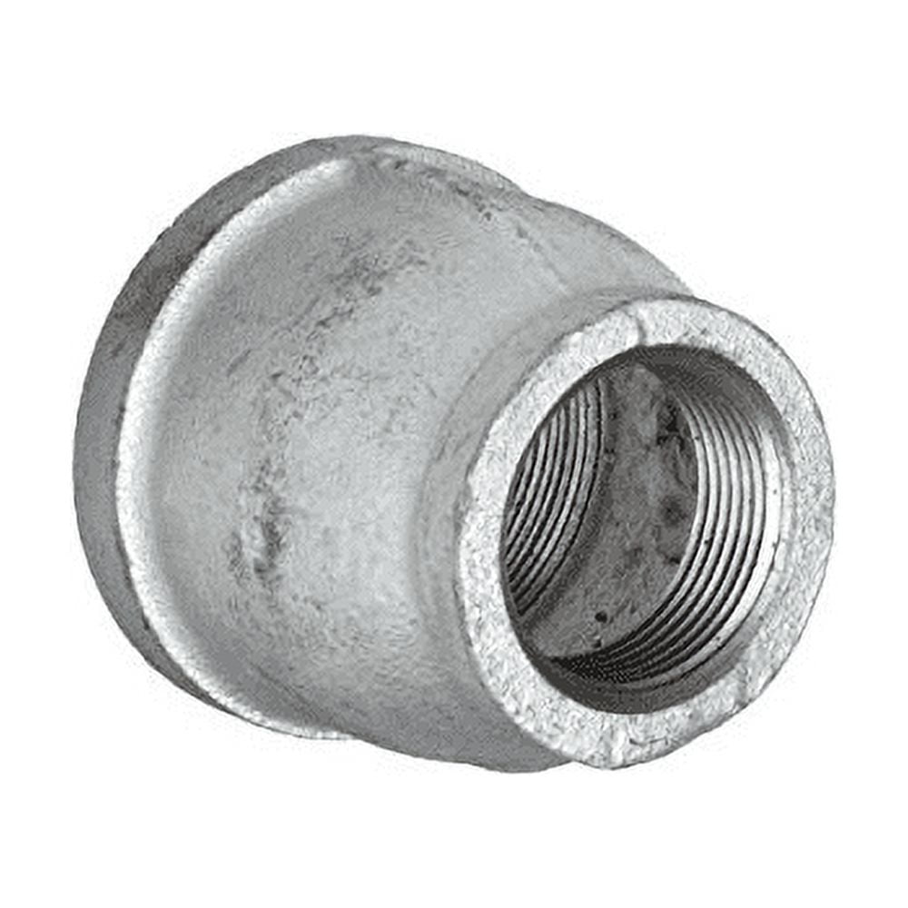 Anvil 2 in. FPT X 1-1/2 in. D FPT Galvanized Malleable Iron Reducing Coupling