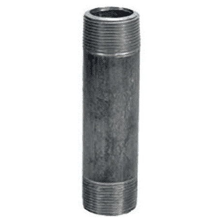 Anvil 2 in. MPT Black Steel 4 in. L Nipple