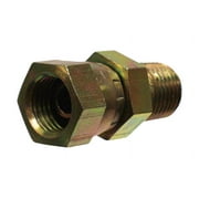 Apache Steel 1/2 in. D X 3/8 in. D Hydraulic Adapter 1 pk