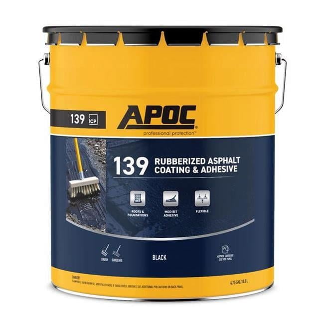 APOC Black Roof And Foundation Coating 5 gal