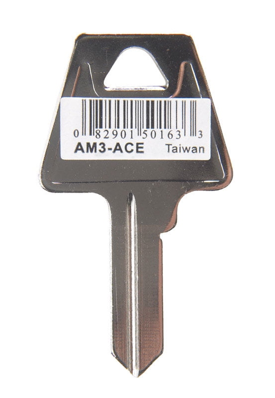 Ace House/Office Key Blank Single For American Lock