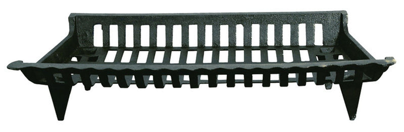 Open Hearth Black Cast Iron Fireplace Grate