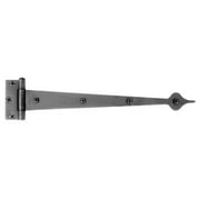 Acorn 17.75 in. L Black Strap Hinge