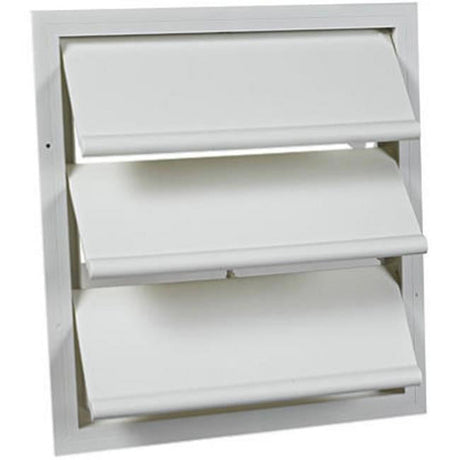 Air Vent 16 in. H X 17.5 in. W X 17.8 in. L White Plastic Automatic Gable Shutter