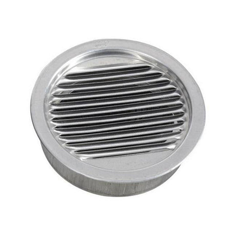 Air Vent 3 in. W X 3 in. L Mill Silver Aluminum Mini Louver
