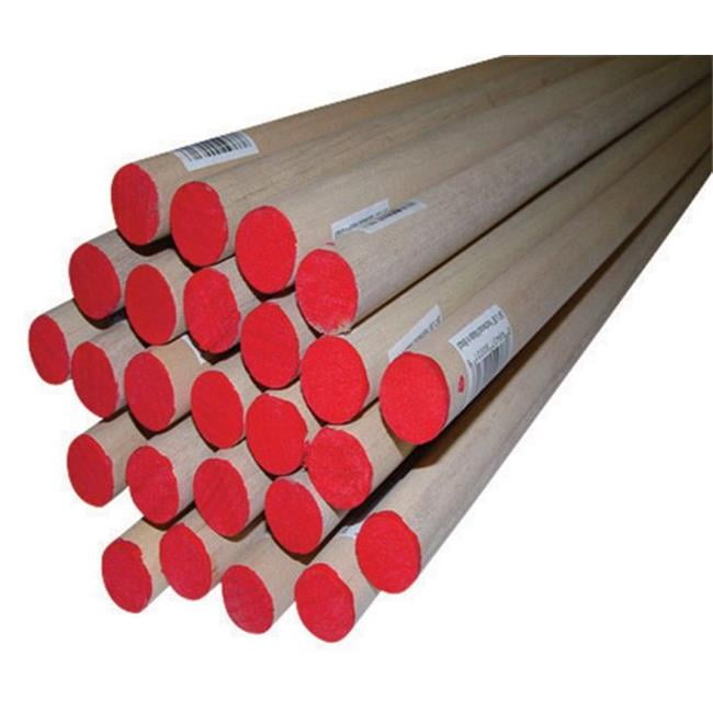 Alexandria Moulding Round Ramin Hardwood Dowel 3/4 in. D X 48 in. L 1 pk Red