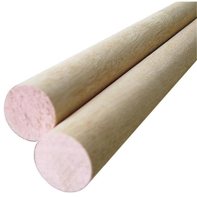 Alexandria Moulding Round Ramin Hardwood Dowel 1-1/2 in. D X 48 in. L 1 pk Pink