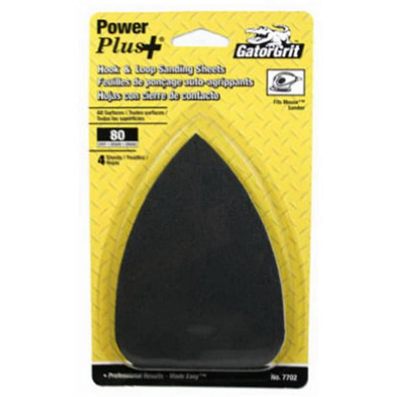 Gator Mouse 5 in. L X 3-1/2 in. W 50 Grit Zirconium Oxide Mouse Sandpaper 4 pk