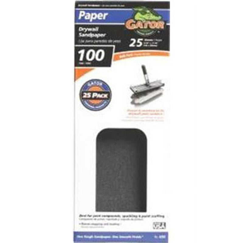 Gator 11-1/4 in. L X 4-1/4 in. W 100 Grit Silicon Carbide Drywall Sanding Sheet 1 pk