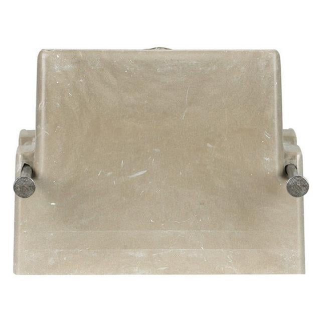 Allied Moulded FiberglassBOX 18 cu in Rectangle Fiberglass 1 gang Switch Box Off White