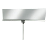 Allway 9 in. W X 36 in. L Gray Aluminum Paint Spray Shield