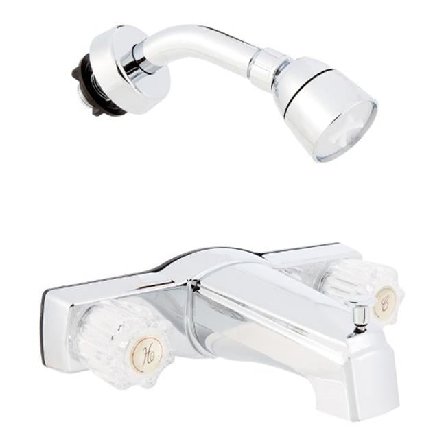 American Brass 2-Handle Chrome Plated Bath Faucet
