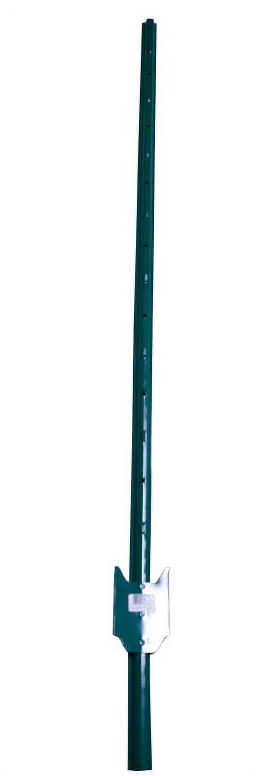 American Posts .5 in. H X 1.25 in. W X 5 ft. L 14 Ga. Powder Coated Green Steel U-Post