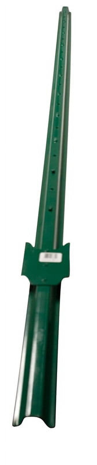 American Posts 1 in. H X 2.25 in. W X 7 ft. L 13 Ga. Powder Coated Green Steel U-Post