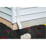 Amerimax Flex-A-Spout 3.75 in. H X 3.75 in. W X 16 in. L White Vinyl Flexible Downspout Extension