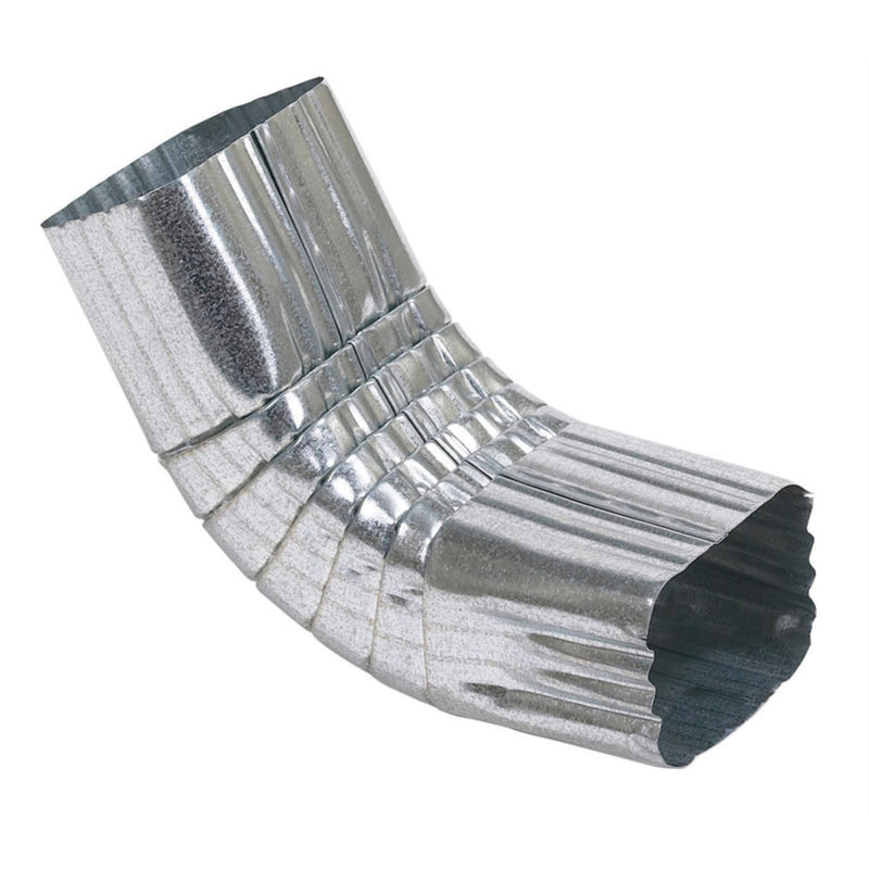 Amerimax 2 in. H X 3 in. W X 9 in. L Metallic Galvanized Steel A Downspout Elbow