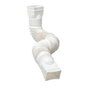Amerimax Flex-A-Spout 4.5 in. H X 4.5 in. W X 55 in. L White Vinyl Downspout Extension