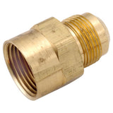 Anderson Metals 15/16 in. Flare in. X 1/2 in. D FIP Brass Coupling