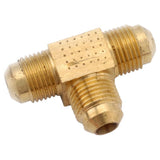 Anderson Metals 3/8 in. Male Flare in. Brass Tee