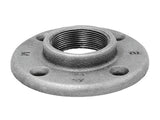Anvil 1-1/2 in. FPT Black Malleable Iron Floor Flange