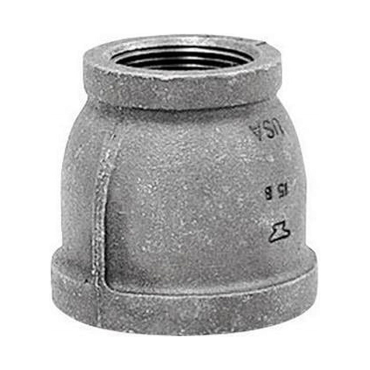 Anvil 1-1/2 in. FPT X 1 in. D FPT Black Malleable Iron Reducing Coupling