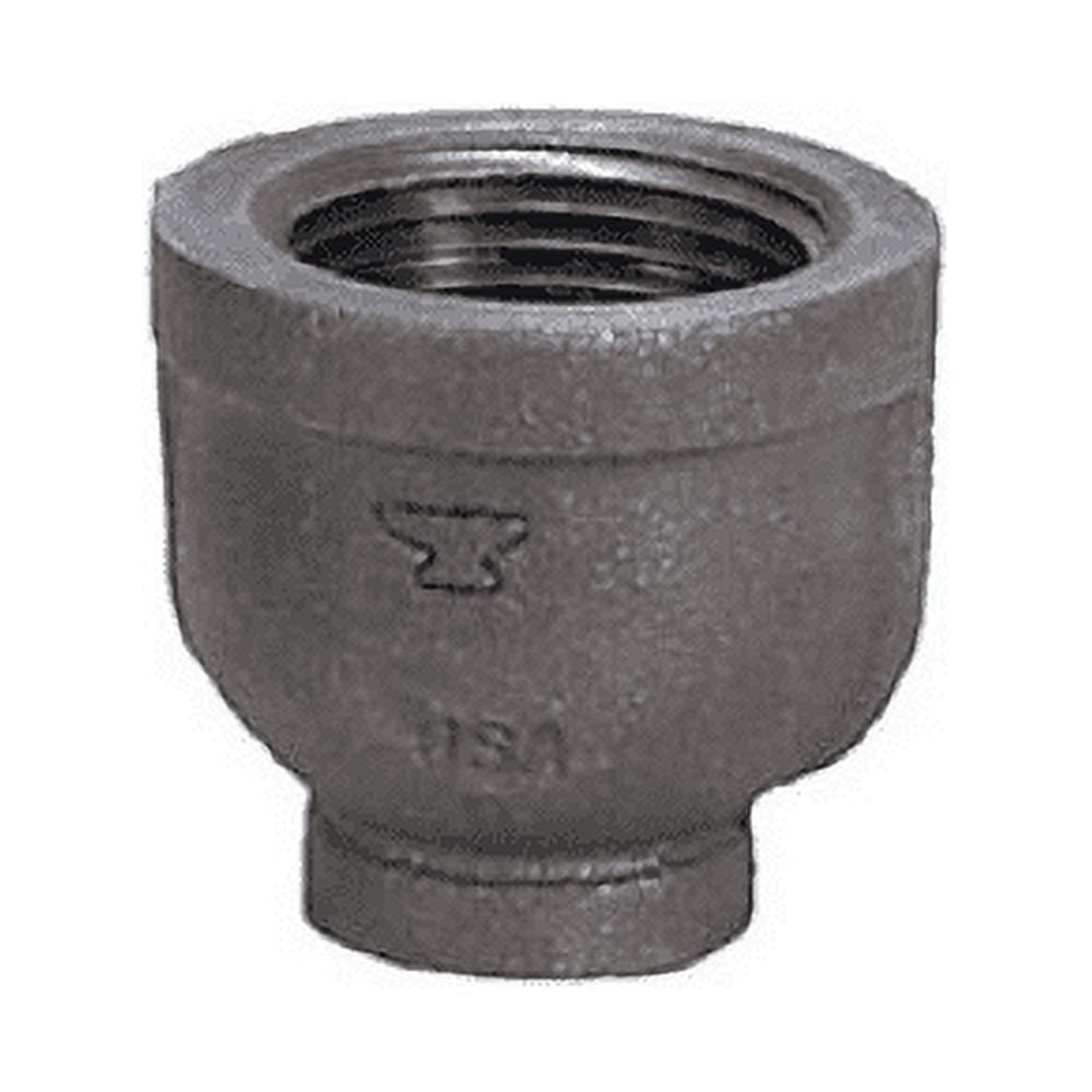 Anvil 1/2 in. FPT X 3/8 in. D FPT Black Malleable Iron Reducing Coupling