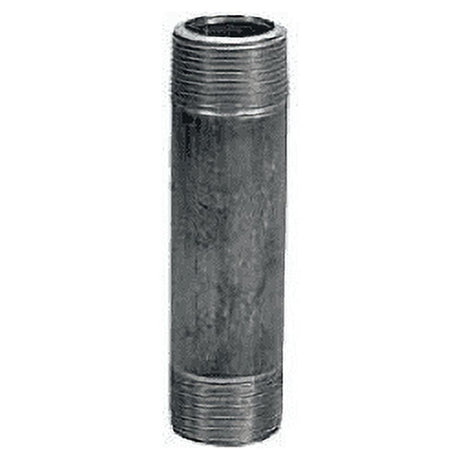 Anvil Beck 1 in. MPT Black Steel 5 in. L Nipple