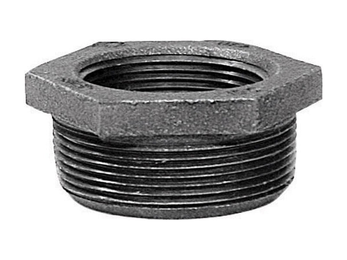 Anvil International 2 in. MPT X 1-1/2 in. D FPT Black Malleable Iron Hex Bushing