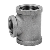 Anvil International 1 in. FPT X 3/4 in. D FPT 3/4 in. D FPT Black Malleable Iron Reducing Tee